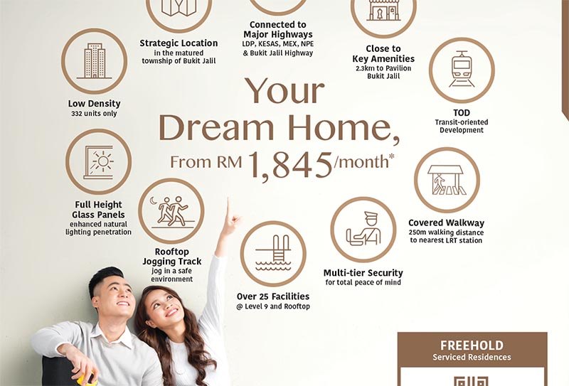 Your Dream Home, From RM1,845/month